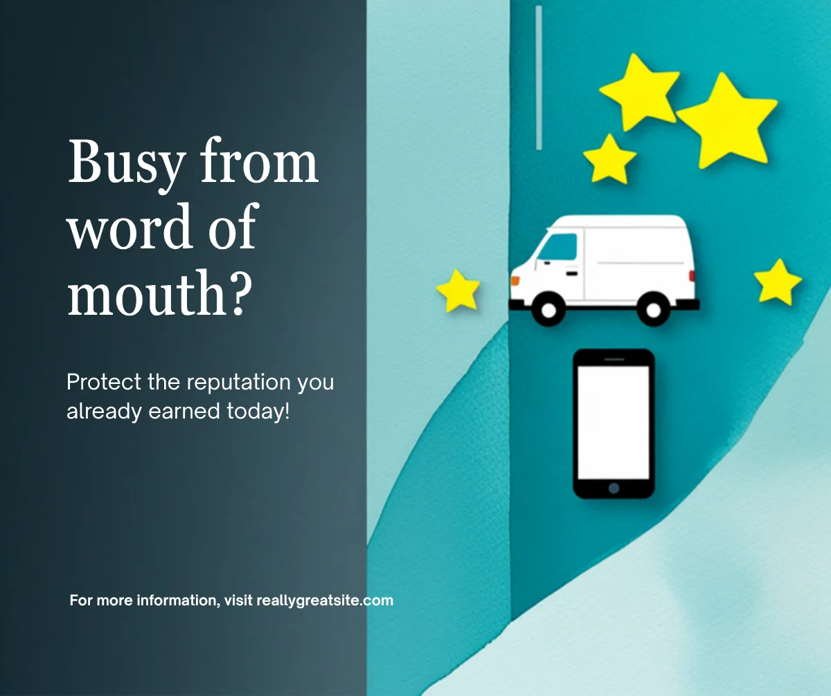 Illustration for the article: Why "we're busy from word of mouth" is not a reason to skip a digital presence